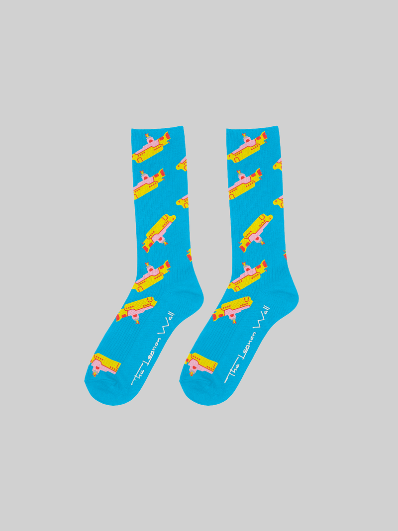 Yellow submarine socks