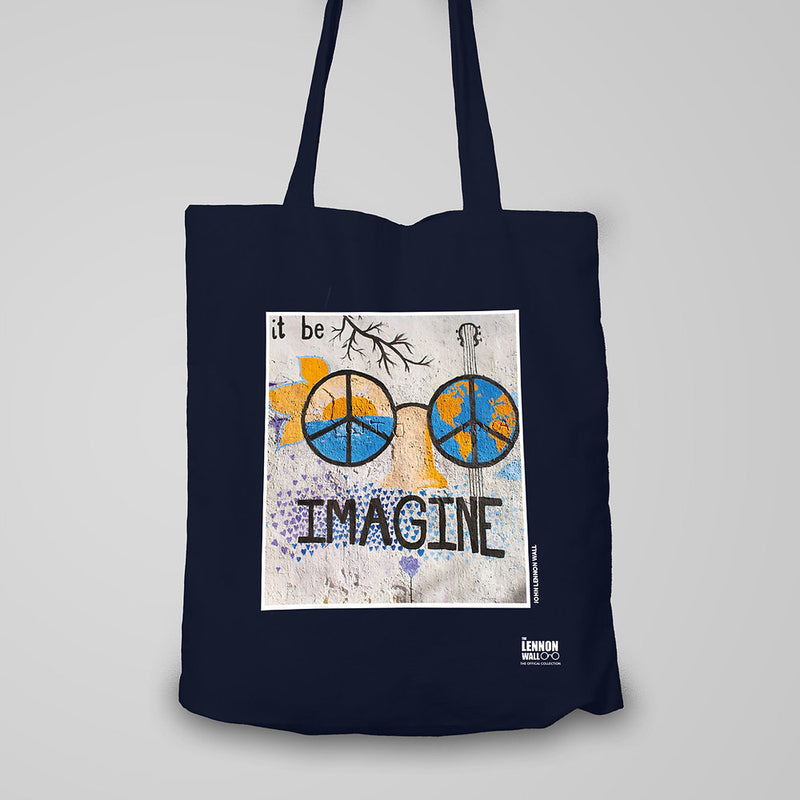 Imagine Peace tote bag