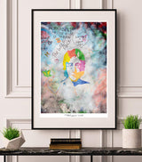 Pop-art Lennon poster