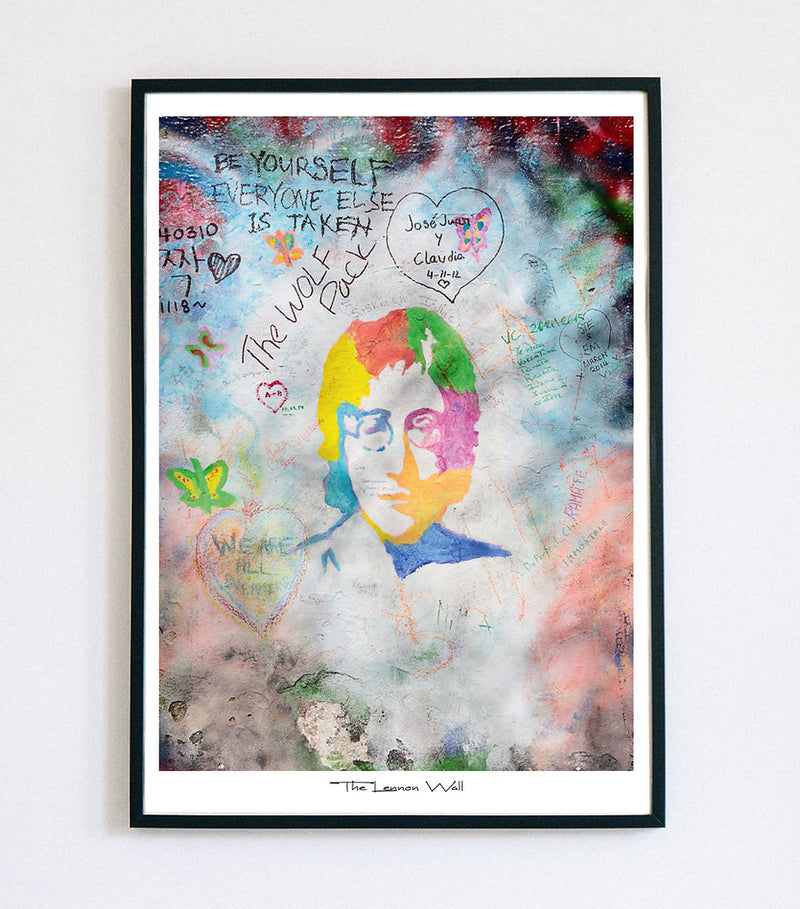 Pop-art Lennon poster